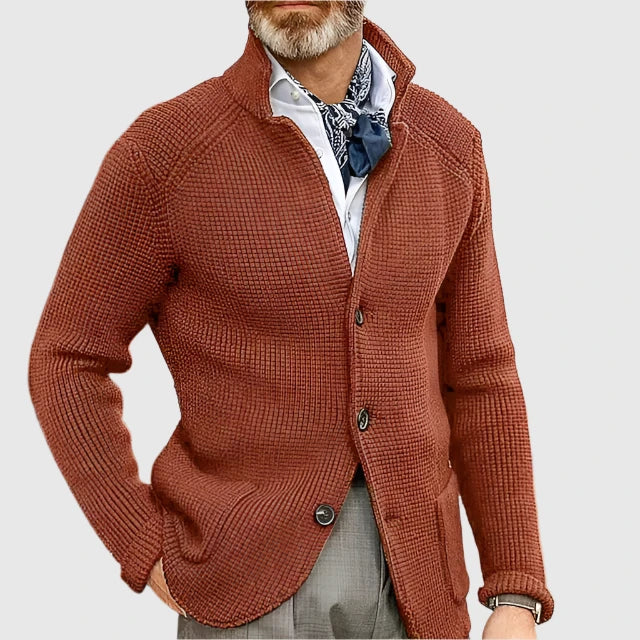 Arnold - Men's Cardigan Military Retro Style