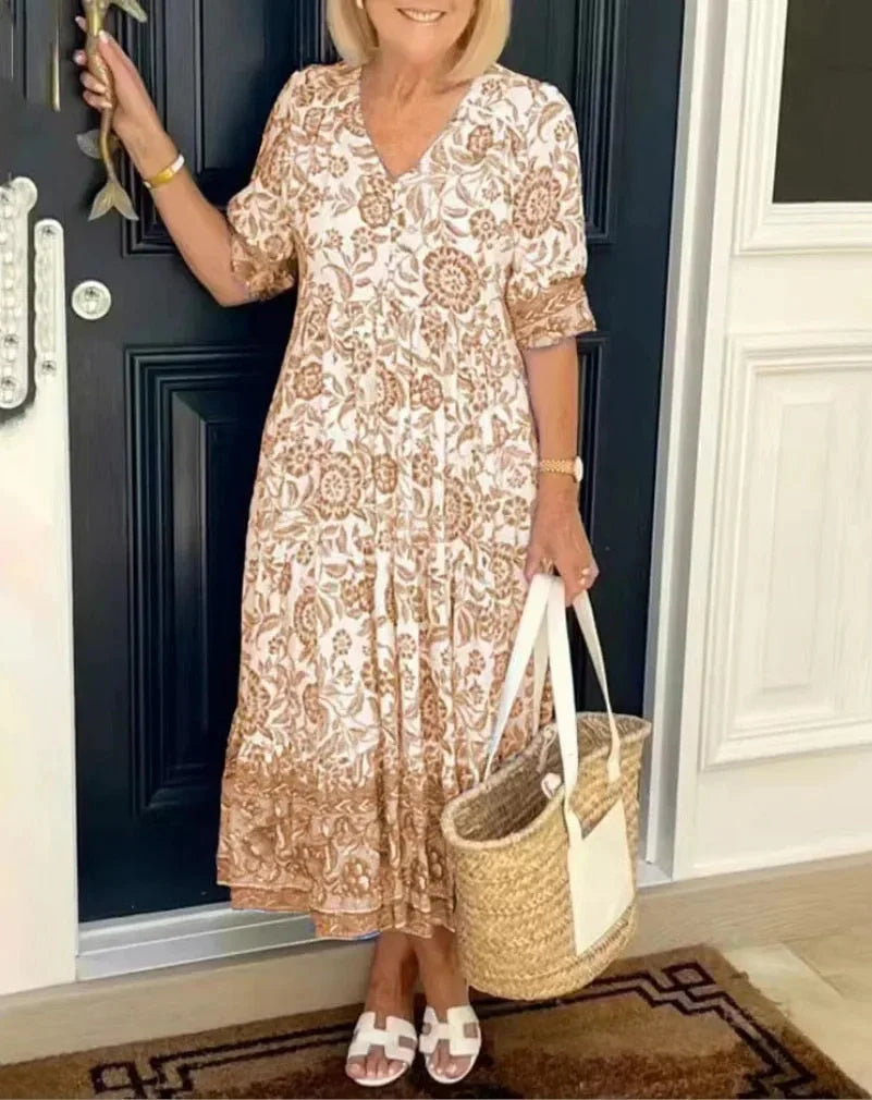 Ariana - Elegant Floral Dress