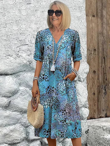 Harper | Vibrant Mid-Length Dress