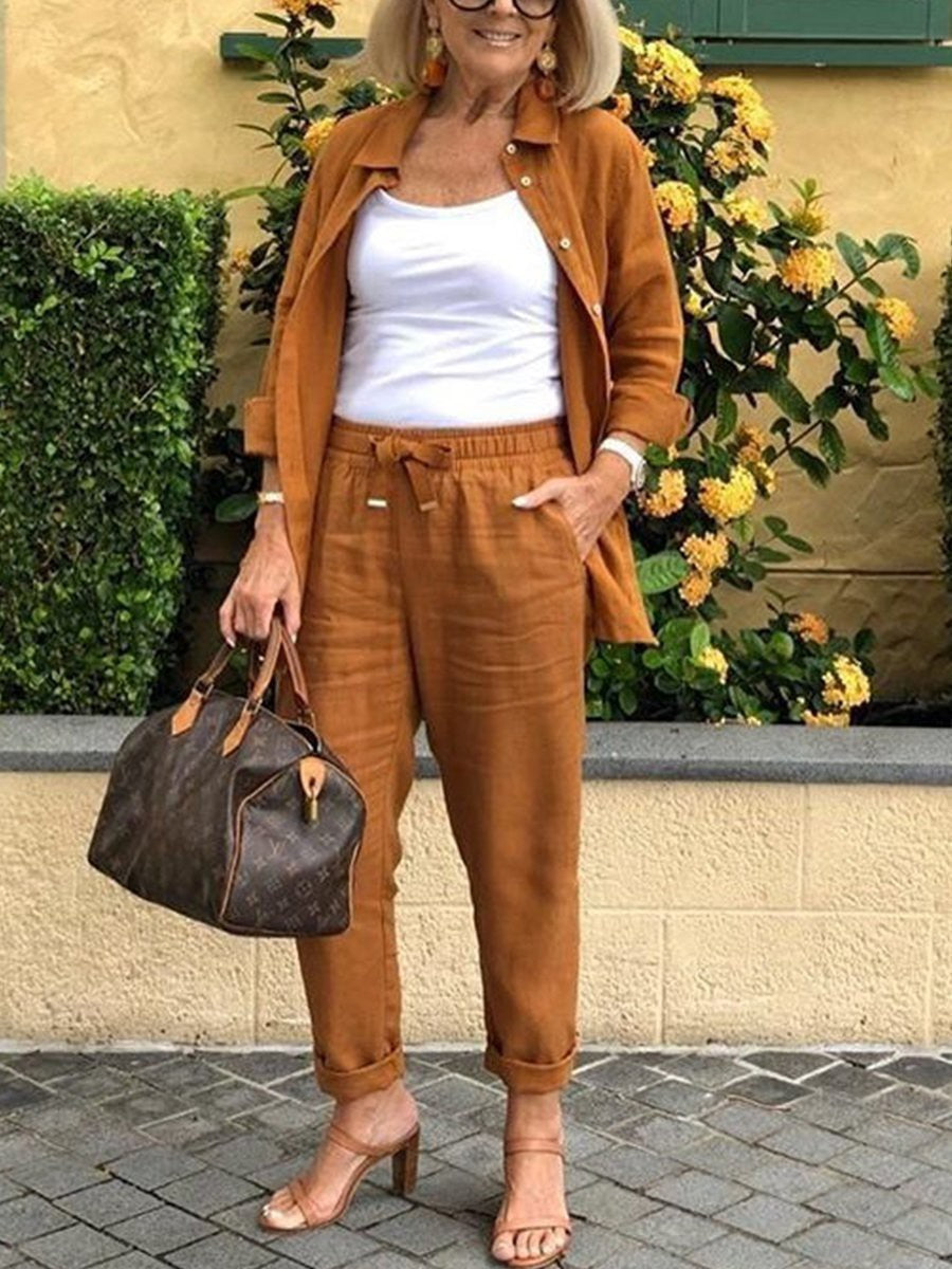 Henna - Long Sleeved Shirt and Pants Set