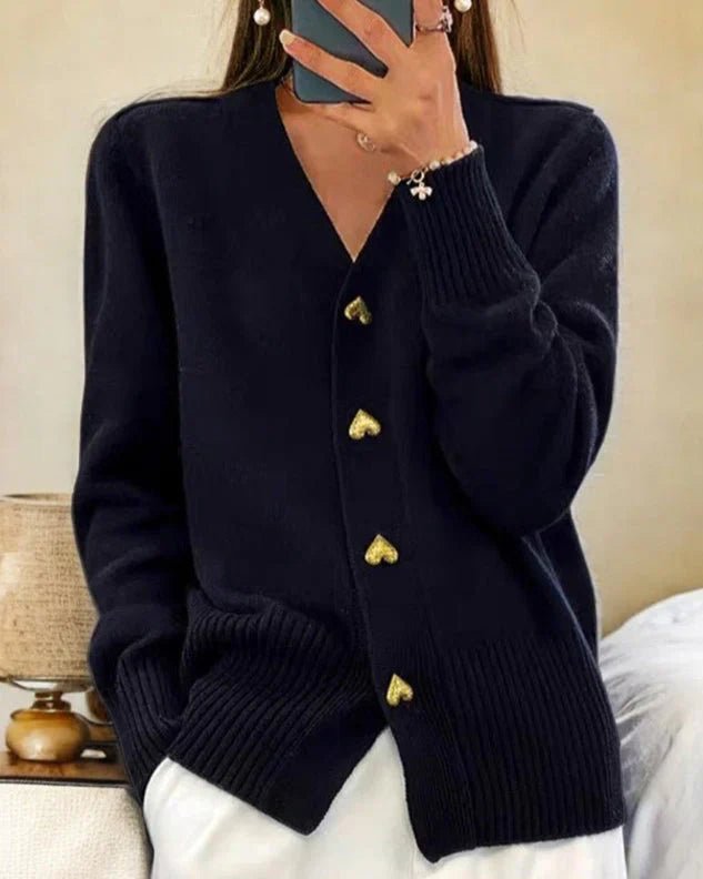 Adele Heart Cardigan
