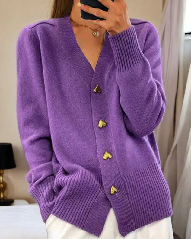 Adele Heart Cardigan