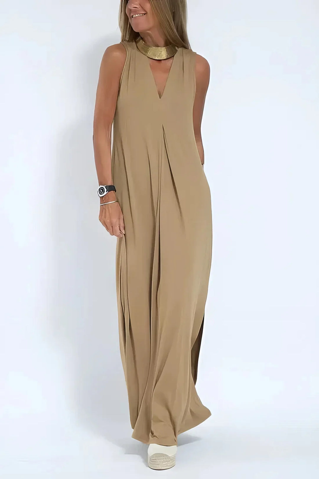 Sylvia - Elegant Long Dress + FREE Matching Cardigan