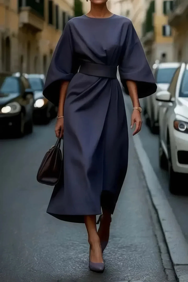Margaret - Elegant Dress With Belt