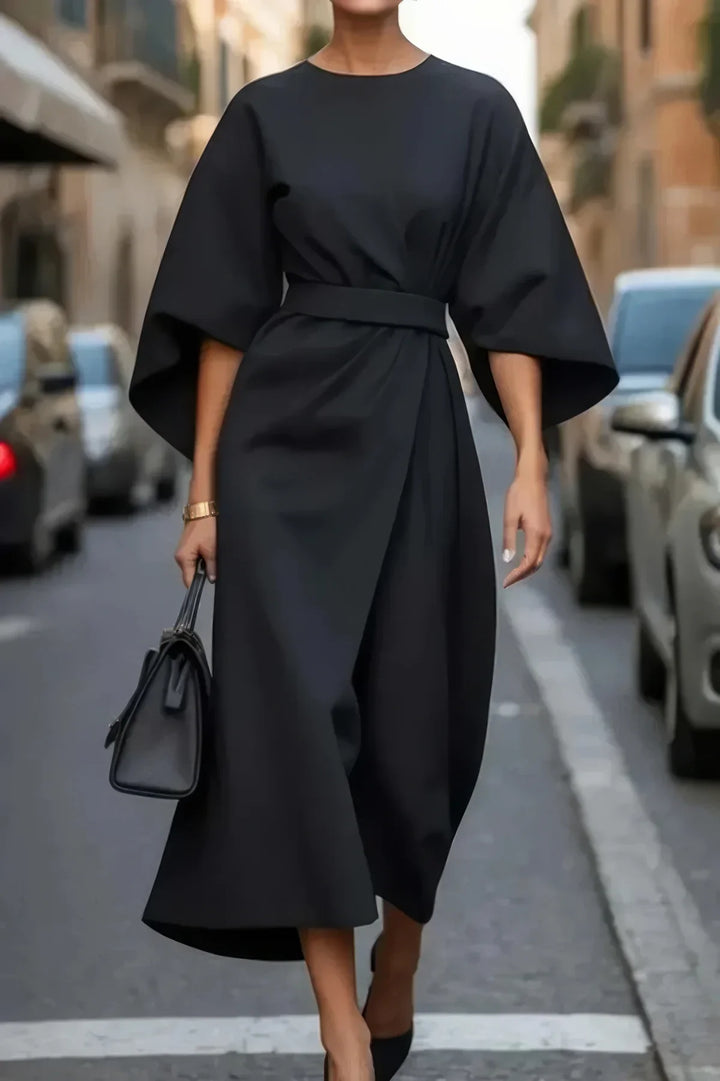 Margaret - Elegant Dress With Belt