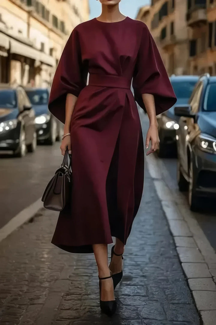 Margaret - Elegant Dress With Belt