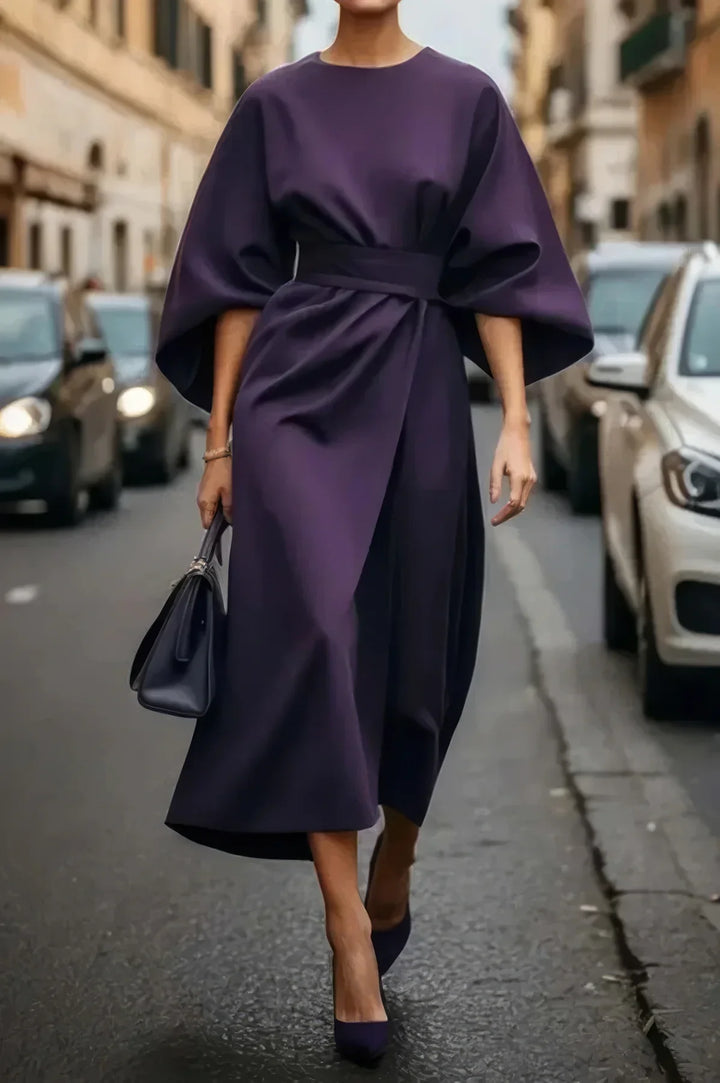 Margaret - Elegant Dress With Belt